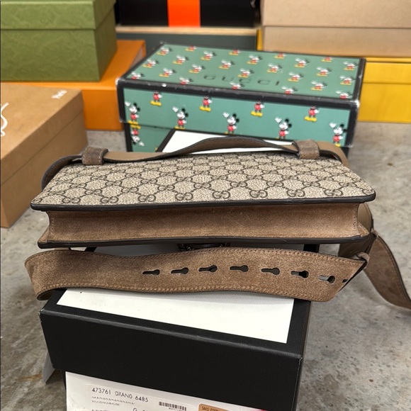 Gucci Dionysus Bumbag Waist Fanny Pack Bag EUC Entrupy Certified GG Monogram - Picture 7 of 16